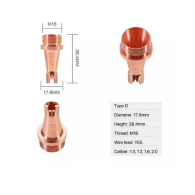 Fiber Lazer Kaynak Nozulu  M16 D17.8
