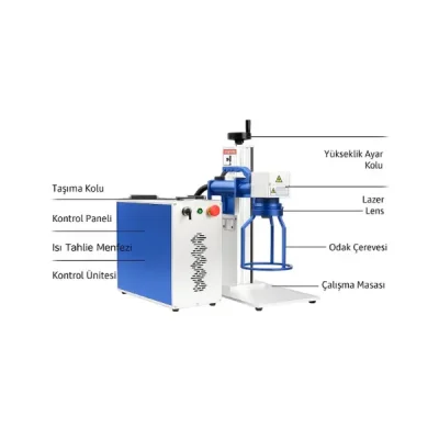 Fiber Lazer Markalama Makinesi Taşınabilir